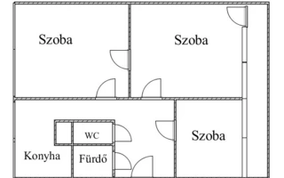 3 szobás, erkélyes lakás eladó Szombathelyen